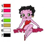 Betty Boop 03 Embroidery Design